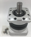 Beefy NEMA 34 Planetary Gearbox With 20 to 1 Gear Head Reducer For CNC Machines, 14mm Input Shaft, 86mm flange, close-up view