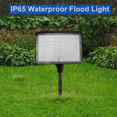 150W Outdoor LED Flood Light With Easy Knuckle Mount Dusk-To-Dawn Sensor, 21000 Lumens Beast Brightness, 5000K Daylight, 100-277V, ETL Certified, Commercial Grade Security Flood Light For Parking Lots And Landscape Lighting