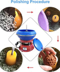 Electric Vibratory Tumbler For Metal Polishing With Three Liter Capacity Fast Spiral Rolling Boss Level Finish For Deburring