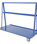 A-Frame Panel Truck for Moving Large Sheets, Heavy-Duty 36x72 Inch Steel Deck, 2000 Lbs Capacity, Poly-On-Steel Wheels