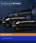 Two Pack Tie Rod Boot Kit For Toyota 4Runner 1996 2002 And Tacoma 1995 2004 Anti Dust Dirt Shield black boots on dark background