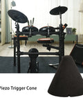 Piezo Trigger Cone For Electronic Drums And Percussion Gear 1.38x1.46 Inch Pack Of 5 High Elasticity Quick Rebound image