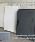 Sleek Aluminum Attic Access Door With Heavy Duty Handle For Zero Hassle Drywall Tuck Away Wall Concealment Hatch Cover In Smooth Gray Solid Pick For Homes Straight Up Durable Build, displays gray and white aluminum doors.
