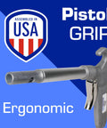 Long John Safety Air Gun With 24 Inch Aluminum Extension for Debris Blasting and Cleaning featuring ergonomic pistol grip.