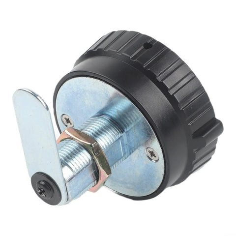 Drawer Combination Lock With Key And Password Code For File Cabinets And Storage Doors 30mm Black Cam Lock side view
