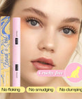 Bond And Seal 2 In 1 Lash Glue Waterproof With Strong Hold For DIY Cluster Eyelashes Long Lasting Adhesive, woman using product