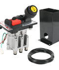 Hydraulic Flow Control Valve For Dump Trucks Air Operated With Feathering Lowering And Slow Down, Cab Mounted Control Valve Kit, PTO