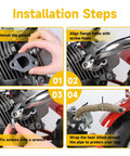 Installation steps for Mini Bike Exhaust Header Pipe Kit For Predator 212cc 224cc 196cc And Other OHV Clone Engines.