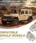 Jeep SUV in desert with 2 Pack Sun Visor Clips for Jeep Liberty and Dodge Nitro Car Interior Sunscreen Holder Hooks