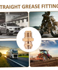 Grease Zerk Fitting Assortment Kit With Angled Nozzles SAE Brass Angled Grease Tips for various vehicles