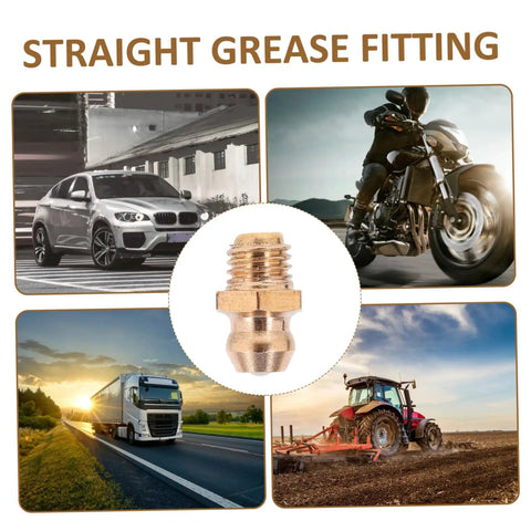 Grease Zerk Fitting Assortment Kit With Angled Nozzles SAE Brass Angled Grease Tips for various vehicles