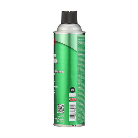 Side view of Heavy Duty Clear Penetrating Grease With PTFE, 13 Oz, heat resistant up to 500 degrees F, waterproof, NSF H2 registered