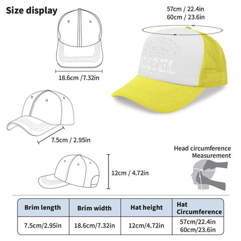 Lightweight Tan Hat For Men With Front Artwork Design Adjustable Buckle Strap One Size Fits Most Everyday Casual Go To Cap