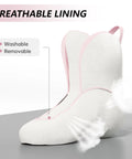 Breathable lining of pink unibody shell for High Performance Inline Skates for Adults and Teens with ABEC 11 Bearings