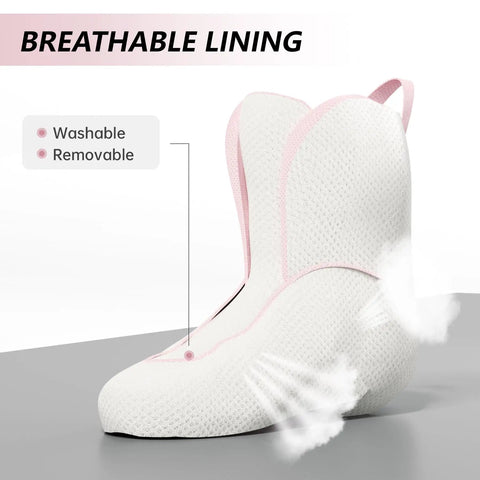 Breathable lining of pink unibody shell for High Performance Inline Skates for Adults and Teens with ABEC 11 Bearings