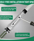 Beefed-Up RV Water Heater Elements Kit For Suburban SW Series Electric Water Heaters, magnesium anode rod, PTFE tape