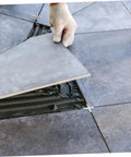 Installation of floor tiles using 10,000 Pcs Pro Grade Tile Leveling Spacers and Positioning Cards PE Material for Quick Setup