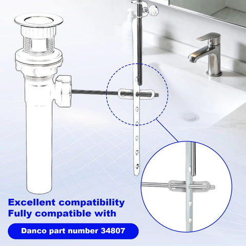 10 Pack Stainless Steel Pop Up Clevis Clips For Sink Stopper Linkage Mount Tub Drain Assembly Replacement Clips on sink linkage