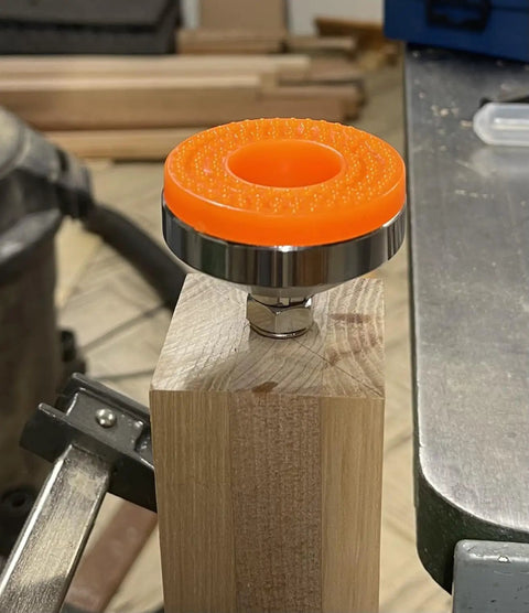 Set Of 4 M10 Thread Leveling Feet Adjustable Leg Levelers For Furniture Machines Cabinets And Equipment with orange rubber pads