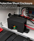 Tough As Nails Shunt Cover Compatible With Victron Bmv 700 710 712 Smart Screw Mount protective enclosure for RV battery terminals.