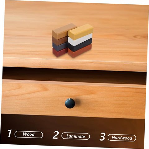 Eight Pieces Furniture Wax Crayons For Wood Floors And Furniture Repair Quick Scratch Fix Chip Holes Durable Wax Sticks