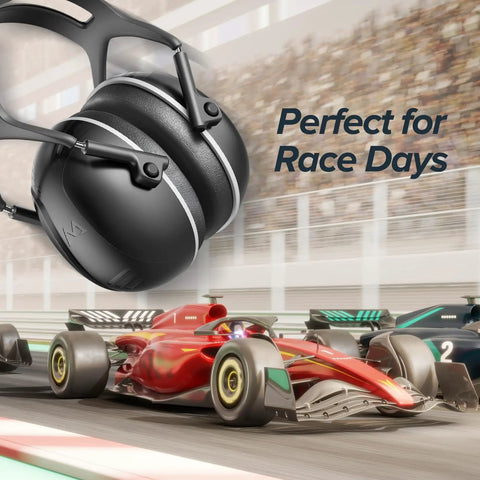 35dB SNR Noise Cancelling Ear Muffs For Outdoor Work And Hunting, Real Hearing Protection For Mowing, Shooting, And Construction