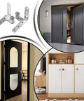 Heavy Duty 270 Degree Cabinet Pivot Hinge, 4 Inch Shaft Fittings in various door and cabinet installations