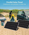 Four 500 Watt Flexible Monocrystalline Solar Panels Kit With 40 Amp Charge Controller For 2000W Off Grid Power On Camping Trips