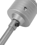 Sonew 90mm Concrete Hole Saw Kit With Heavy Duty Masonry Drilling Set And 350MM Round Shank Rod For Hard Brick Cement And Reinforced Concrete Work Made From Tough Tungsten Alloy Steel on shank