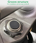 5 Pack Round Hole Plugs 1-1/2 Inch 38mm Silicone Snap In Locking Waterproof Stopper in metal groove installed securely
