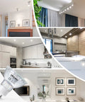 Energy Saving GU10 LED Light Bulbs 6W 60W Halogen Replacement 5000K Daylight White examples in modern home settings