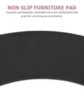 Close-up of Non Slip Rubber Furniture Pads Kit For Wooden Stools And Chairs, easy-to-install floor protectors.