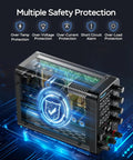 Beefy Variable DC Power Supply 0 To 30V 0 To 10A With Encoder Coarse And Fine Adjustments, showcasing multiple safety protections.