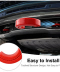 Chevy Silverado 1500 Tow Hook Covers 2 Pack Front Hitch Covers Red Durable Protector Caps For 2007 To 2024 Silverado Install