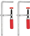Quick Screw Guide Rail Clamp Set for MFT and Guide Rail Systems, opens to seven and seven eighths inches, 2-pack view