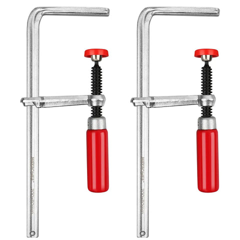 Quick Screw Guide Rail Clamp Set for MFT and Guide Rail Systems, opens to seven and seven eighths inches, 2-pack view