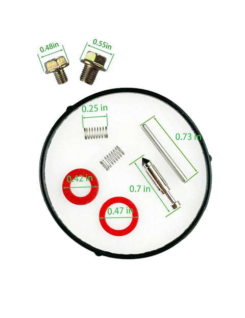 Carburetor Bowl Float Kit For Honda GX120 GX160 GX200 Predator 212 Coleman Ct200u Ex Bt200X Engines Includes Needle Bowl