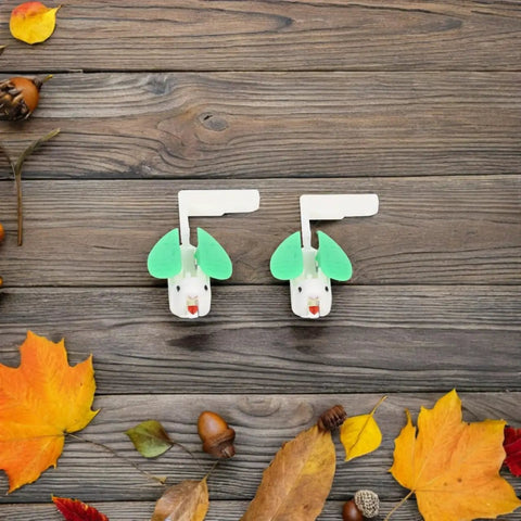 DIY Cuckoo Clock Bird Replacement Kit 5 Pack Easy Install Wall Clock Parts shown with autumn leaves on wooden background