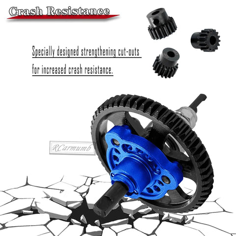 Beefed Up 54T Spur Gear Upgrades For Slash Stampede Rustler 4X4 VXL Hardened Steel Slipper Clutch Eliminator With Pinion Gears