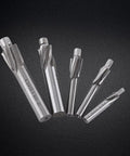 Dope Pro Grade 5 Piece Counterbore Drill Bit Set With HSS Aluminum Straight Shank Four Flute End Mills M3 To M8 displayed