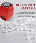 120dB Waterproof Silicone Bicycle Horn With 6 Sound Options Universal Handlebar Alarm For Adults Kids Bikes Scooters Ebikes Loud As Heck City Warning Bell Red silicone cover