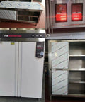 Heavy Duty Stainless Steel Furniture Legs Set With Adjustable Cabinet Feet For Refrigerator Table Cupboard And Workbench Support 12cm And 10cm Options 4 Pack Built To Last And Rust Resistant in use with stainless steel cabinets and appliances.
