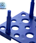 Polypropylene Centrifuge Tube Rack For 10ml 15ml And 50ml Tubes, 28 Well Detachable Plastic Stand, Blue Color, Test Tube Holder