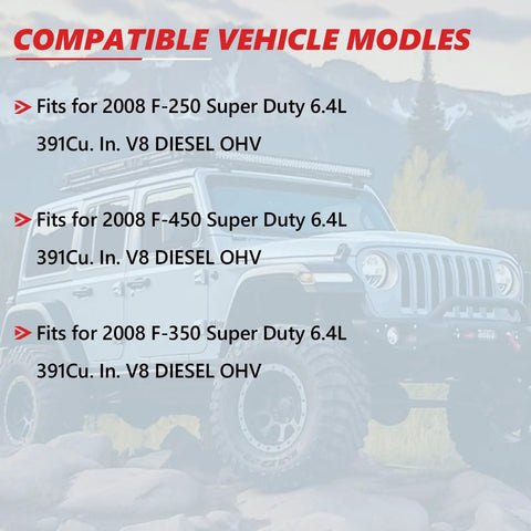 Compatible vehicle models for Kick Overheating To The Curb With This Badass Auxiliary Coolant Pump for Ford Super Duty.