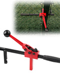 Heavy Duty Chain Link Fence Stretcher Tool With Ratcheting Puller And Tensioner For Woven Wire And Barbed Wire One Person Operation For Farm Ranch And Garden Fence Repair