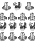 Kickass Premium 304 Stainless Steel Truss Head Machine Screws M4 X 5Mm Phillips Drive Fasteners set of 15 screws displayed.