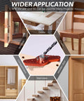 Self Centering Dowel Jig Kit With Drill Guide Scriber And Bits for precise woodworking on furniture and doors