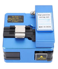 Pro Grade Fiber Optic Cutter With 0.6 Degree Angled Cut, 16 Cutting Points, 125 Micron Coating Diameter, Tungsten Steel Build, Blue