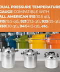 Pressure Cooker Canner Gauge Replacement Kit For 1930 Series Canners Fits 910 915 921 925 930 941 Models