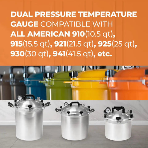 Pressure Cooker Canner Gauge Replacement Kit For 1930 Series Canners Fits 910 915 921 925 930 941 Models